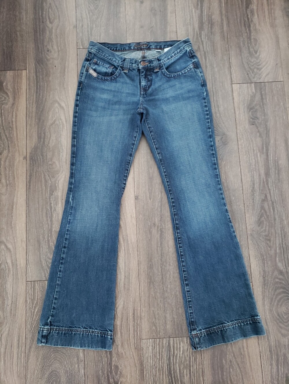Cruel Girl Western Low Rise Bootcut Flare Denim Jeans Size 5 Long